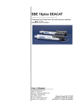 SBE 16plus SEACAT User Manual