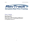 RavTrack PC Software Installation and User Manual