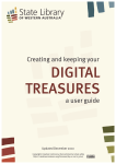 Creating and Keeping your Digital Treasures
