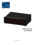 Break-Out Box User Manual - Opal-RT