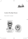 Comfort Plus Baby Monitor Instruction manual