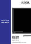 User Manual LED LCD TV