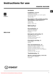 Indesit IWC 6145 W User Manual Pdf - WashingMachine