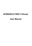 AP699GEC2.FW97-5 Router User Manual