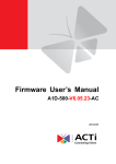 Firmware User`s Manual