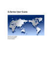 G-Series User Guide