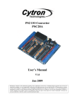 PS2 I/O Converter PSC28A User`s Manual V1.0 Jan 2009