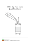 SFM1 Sap Flow Meter Quick Start Guide