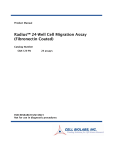 Radius™ 24-Well Cell Migration Assay