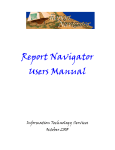 Report Navigator Users Manual
