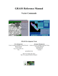 GRASS Reference Manual Vector Commands