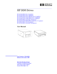 HP DDS Drives