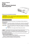 User`s Manual (detailed) Operating Guide