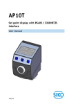 Set point display with RS485 / SIKONETZ5 interface User manual