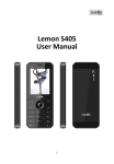 Lemon S405 User Manual