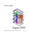 Argus ONE User`s Guide