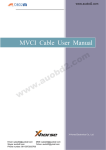 MVCI Cable User Manual