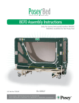Posey® Bed 8070 Assembly Instructions