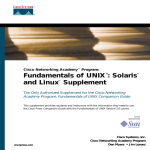 Fundamentals of UNIX®: Solaris™ and Linux