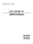 USER`S MANUAL LCD COLOR TV