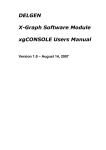 xgConsole Users Manual 1.0