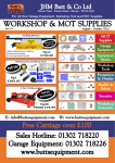 WORKSHOP & MOT SUPPLIES