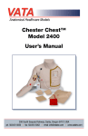 User`s Manual Chester Chest™ Model 2400