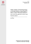 Video analysis of head kinematics in boxing matches using