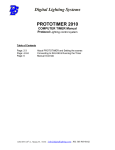 PROTOTIMER 2010 User Manual