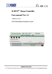 K-BUS  R Room Controller User manual