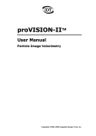 proVISION PIV User Manual