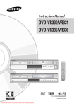 Samsung DVD-VR336 User Guide Manual
