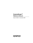 CosmosScope Reference Manual