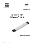 YSI IQ SensorNet TriOxmatic 702 Sensor User Manual