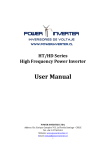 User Manual - power inverter limitada