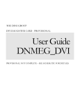 User Manual for DVI