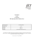 User Manual for the C2I2 Systems` PMC High Speed