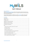 MyWiLS User Manual