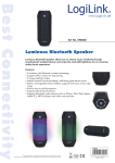 Luminous Bluetooth Speaker