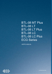 BTL-08 MT Plus BTL-08 LT BTL-08 LT Plus BTL-08 LC