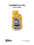 ToxiRAE Pro CO2 Manual