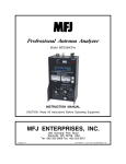 MFJ-269CPRO User Manual