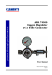 Oxygen Regulator User Manual