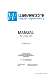 MANUAL - Wavestore