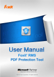 Foxit RMS PDF Protection Tool_CLI Manual