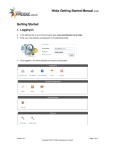 Webz Getting Started Manual (v4.4) Getting Started