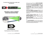 precision laser alignment operating instructions gates