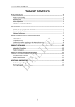 TABLE OF CONTENTS