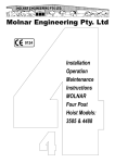 Four Post Hoists User Manual