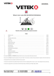 Wheel chair scale RW-300 INSTRUCTION MANUAL